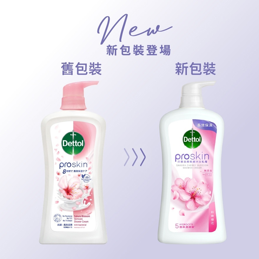 Dettol Proskin Skincare Sakura Blossom Shower 950g Twinpack