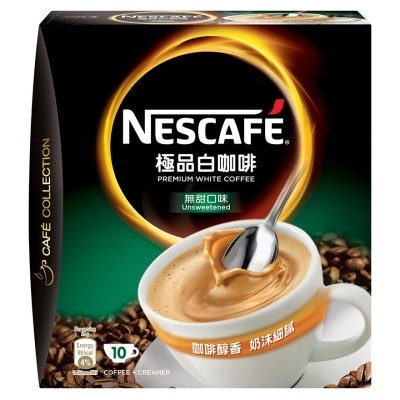 NESCAFE NESCAFE PREMIUM WHITE COFFEE UNSWEET  10x21G