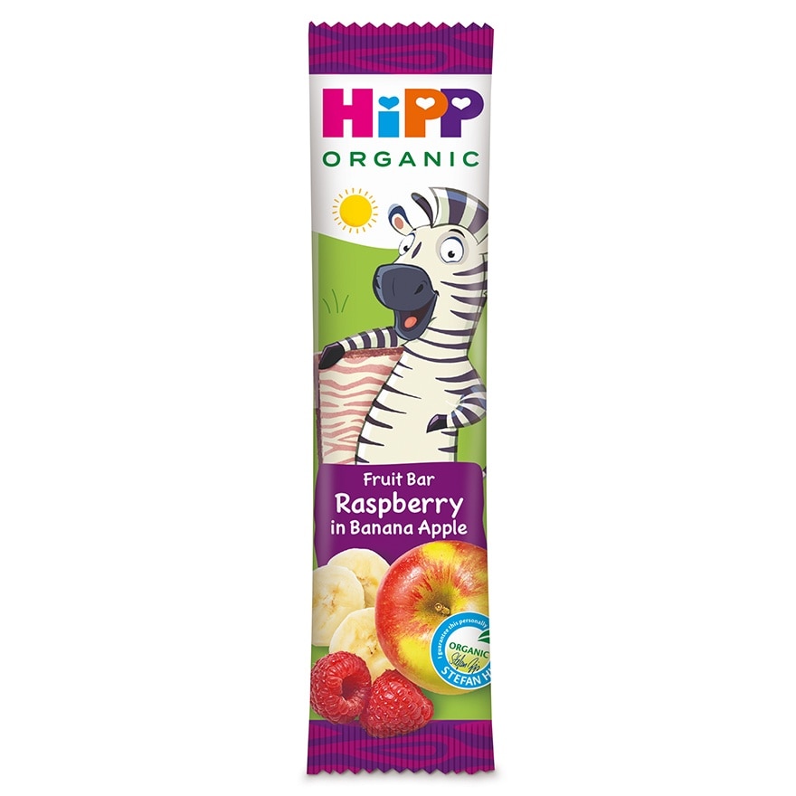 HiPP Organic Fruit Bar Raspberry in Banana Apple