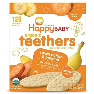 禧貝 美国Happy Baby有机香蕉甘薯牙仔饼 image