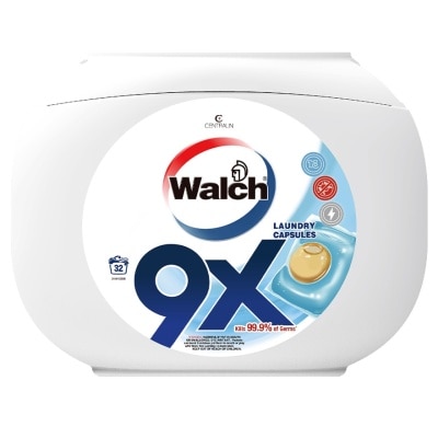 WALCH Walch 9X Antibacterial Laundry Capsules 32s