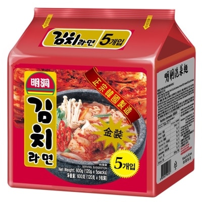 MYUNG DONG MYUNG DONG KIMCHI RAMEN 120G x 5 PACKS