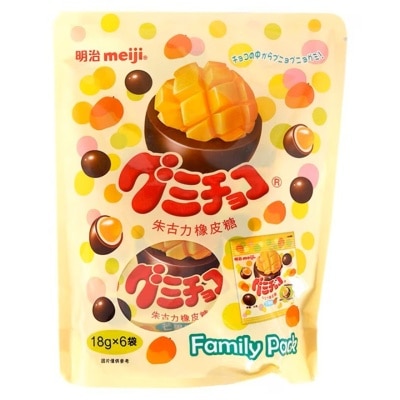 MEIJI 朱古力橡皮糖家庭裝（芒果味）