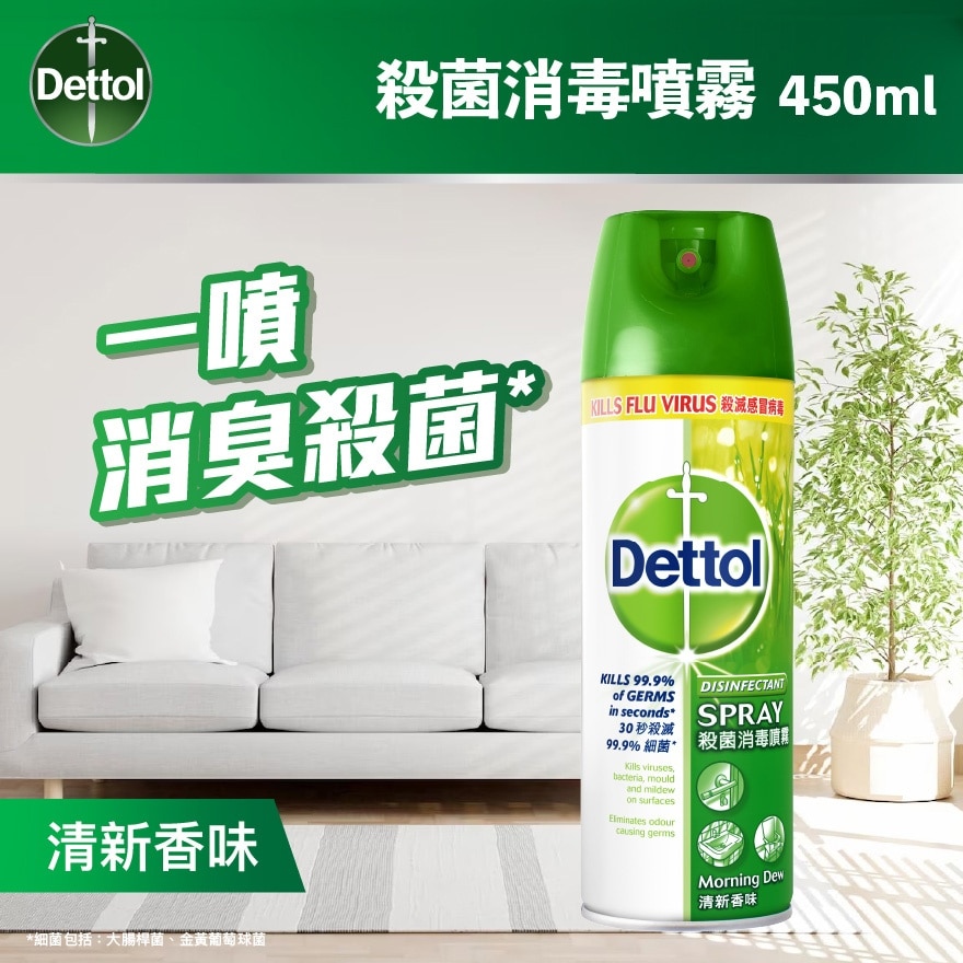 滴露殺菌消毒噴霧－檸檬 450ML