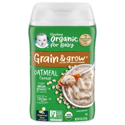 GERBER Cereal Organic Oatmeal