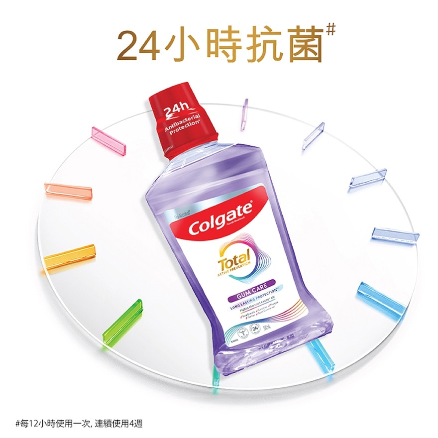 Total Pro Gum Health 24 hours Reduce Bacteria Mouthwash Mouth Rinse