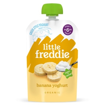 LITTLE FREDDIE Organic Creamy Banana Greek Style Yoghurt