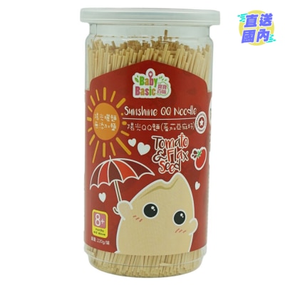 BABY BASIC Sunshine QQ noodle (Tomato & Flax seed)