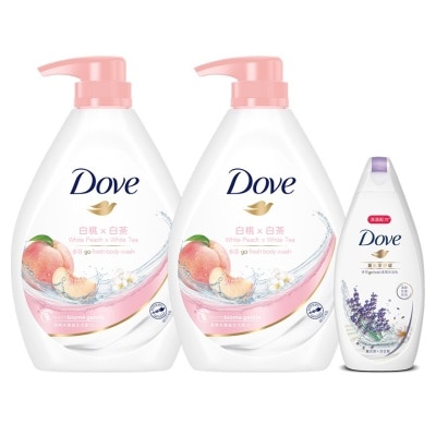 DOVE GO FRESH BODY WASH - PEACH TP (RANDOM FREE GIFT)