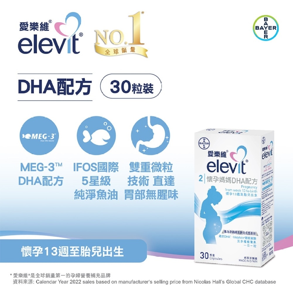 Elevit DHA 30s