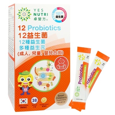 YESNUTRI YesNutri 12 Probiotics (30’s)