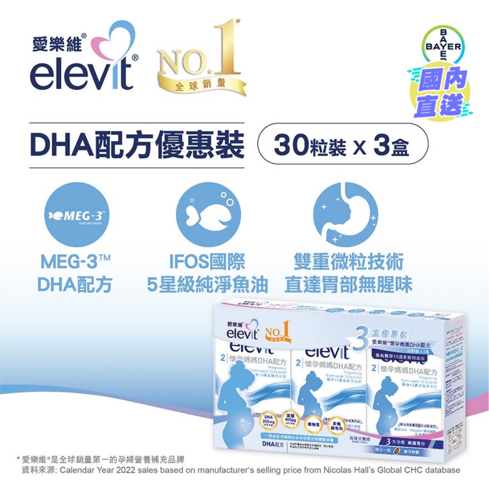 DHA 30s tripack