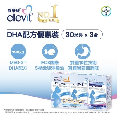 ELEVIT DHA 30s tripack