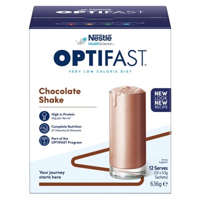 NESTLE Optifast Shake Chocolate (53g X 12 Sachets)