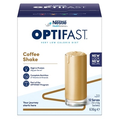 NESTLE Optifast Shake Coffee (53g X 12 Sachets)