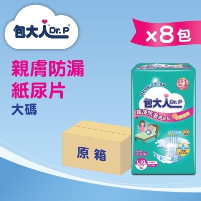 DR.P DR P ANTI-LEAK DIAPER DAY USE L-XL 8s(CASE PACK)