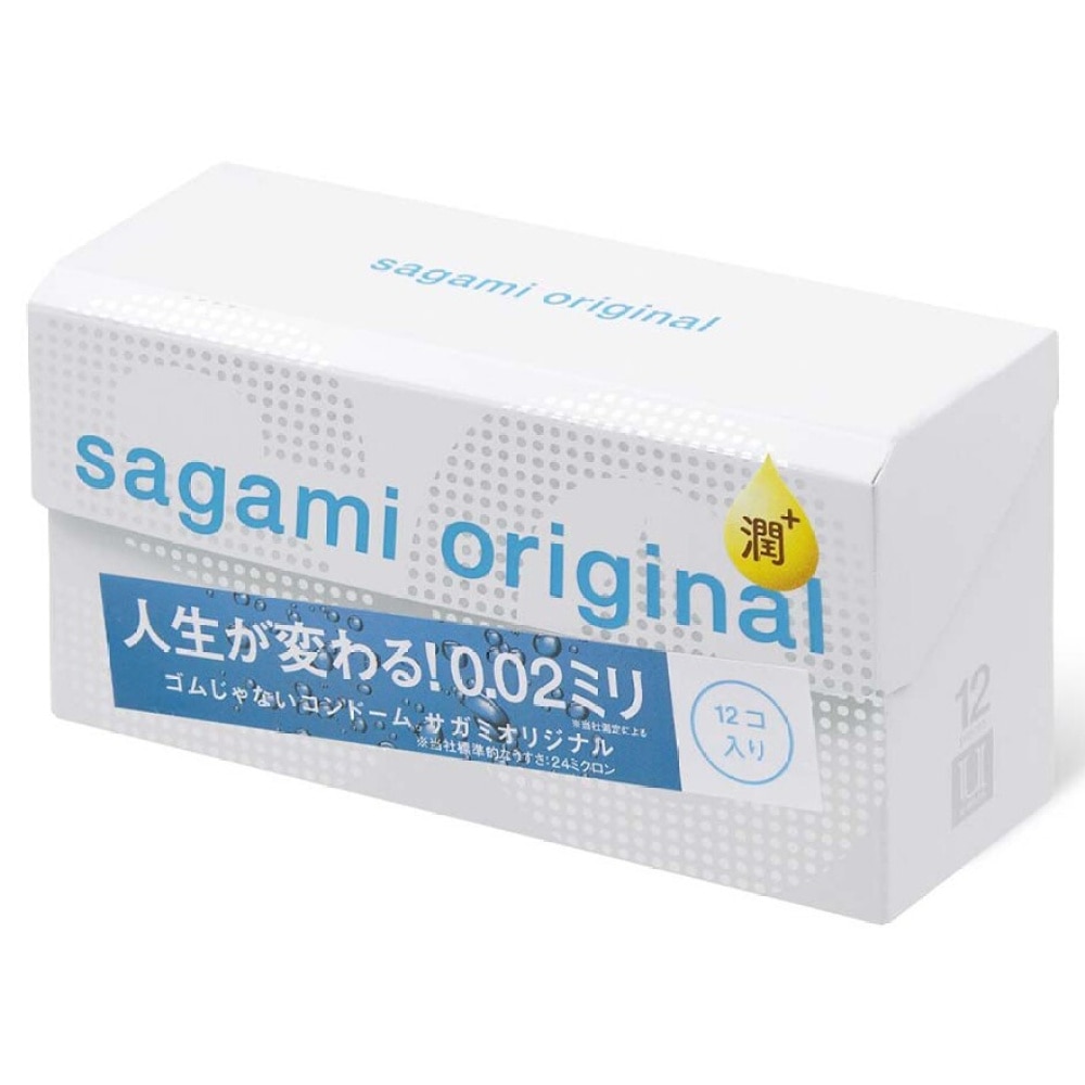 Sagami Original 0.02 EXTRA LUB 12's Pack PU Condom