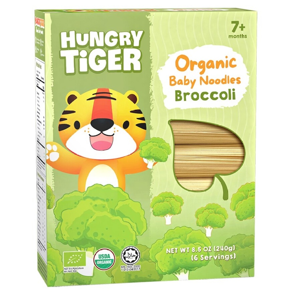 Hungry Tiger有机西兰花婴儿麵240克 image