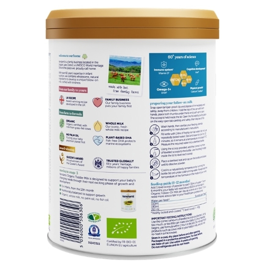 Kendamil Organic Follow-On Milk 800g