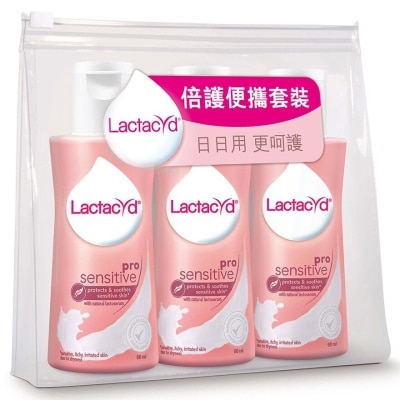 LACTACYD LACTACYD倍护女性洁肤液60毫升3支便携装