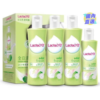 LACTACYD 令膚適全日清爽女性潔膚液 250毫升3支裝