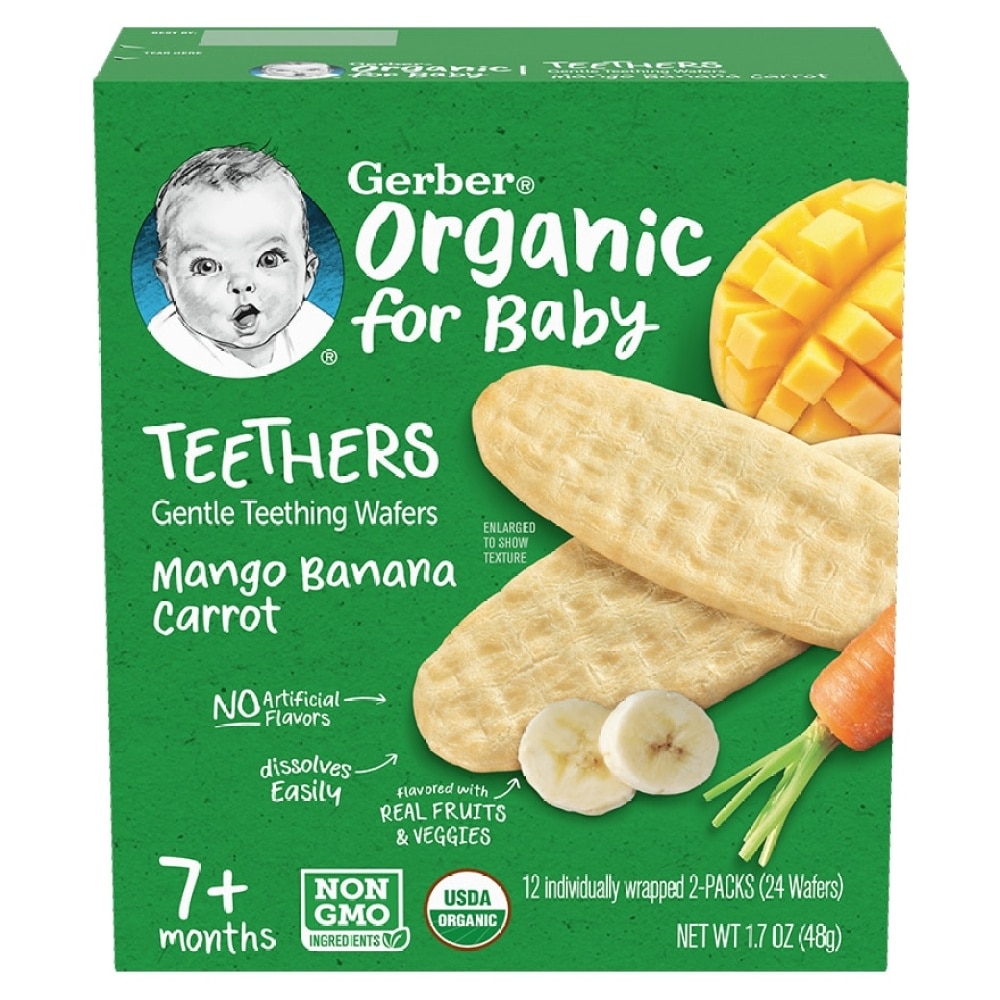 ORGANIC TEETHERS MANGO BANANA CARROT48g