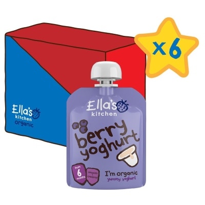 ELLA'S KITCHEN - Yummy Berry Yoghurt Greek Style ( 90G X 6 pcs) image