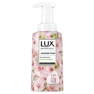 LUX LUX Botanicals 植萃精油美肌香水沐浴泡泡400毫升 - 日本晚樱花香