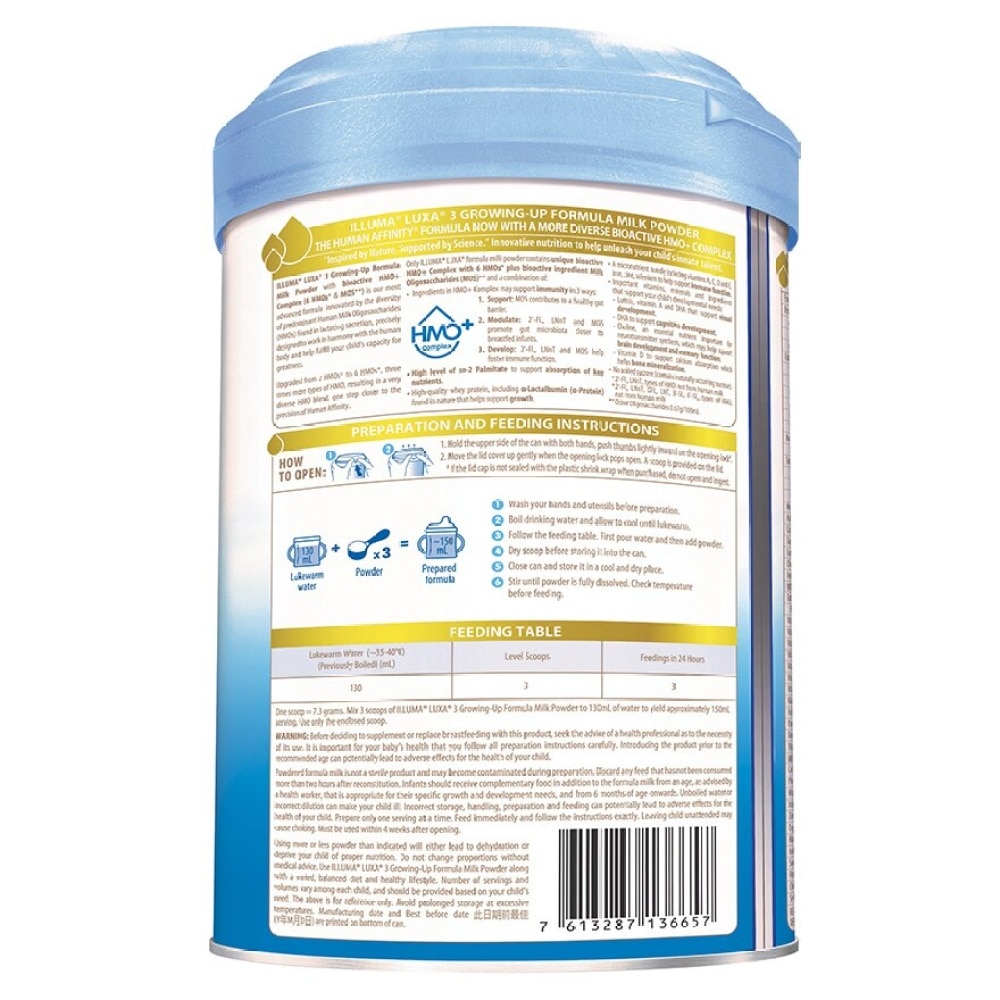 LUXA® HMO Stage 3 Growing-Up Formula (6 HMOs) 850g