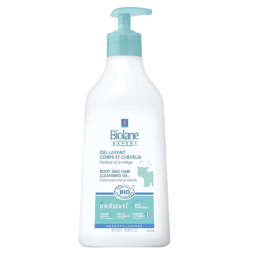 Biolane Expert Organic Body and Hair Cleansing Gel (500ml) image
