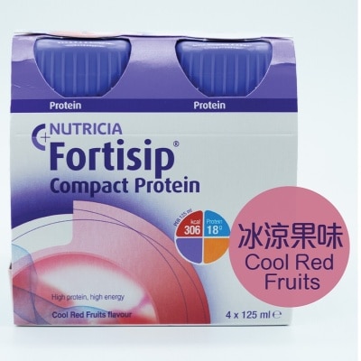 NUTRICIA Fortisip Cool Red Fruit Flavour 125ml x 4