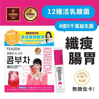 TEAZEN TEAZEN益生菌康普茶 (雜莓味) 30條裝