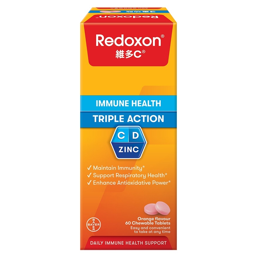 Triple Action Chewable Tablets 60s