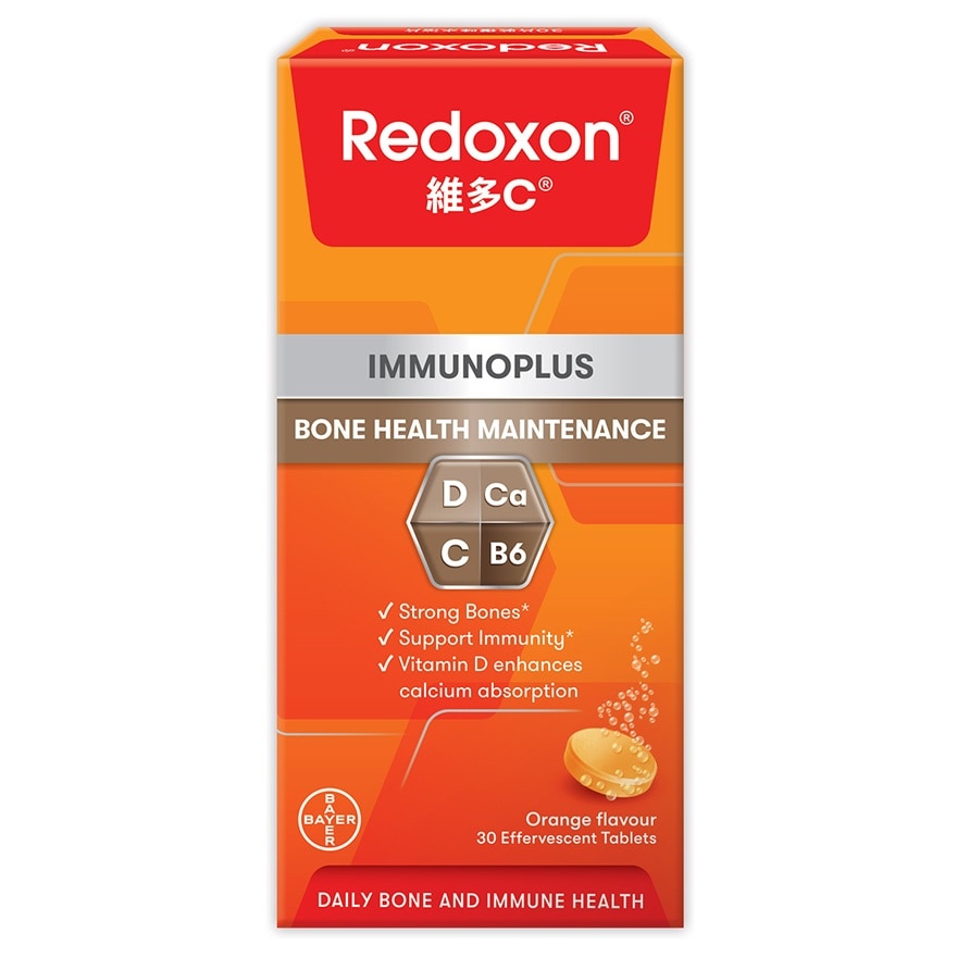  Calcium+D  Orange Flavour Effervescent Tablets 30s