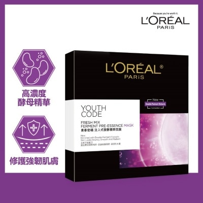 L'OREAL PARIS YOUTH CODE Fresh Mix Ferment Pre-Essence Mask [Early anti-aging]