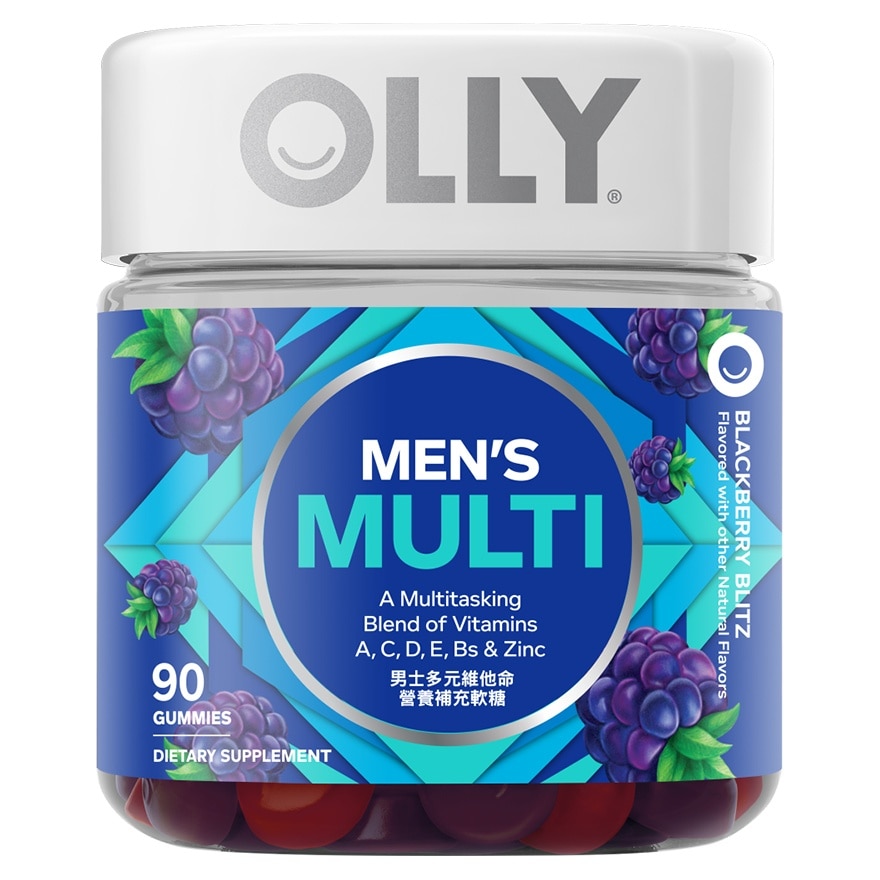 OLLY男士多元维他命营养补充软糖90粒