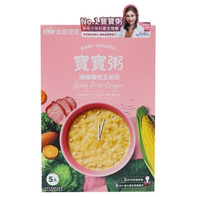 POTY BOW BOW POTY BOW BOW BABY CONGEE PORK (5sx150g)