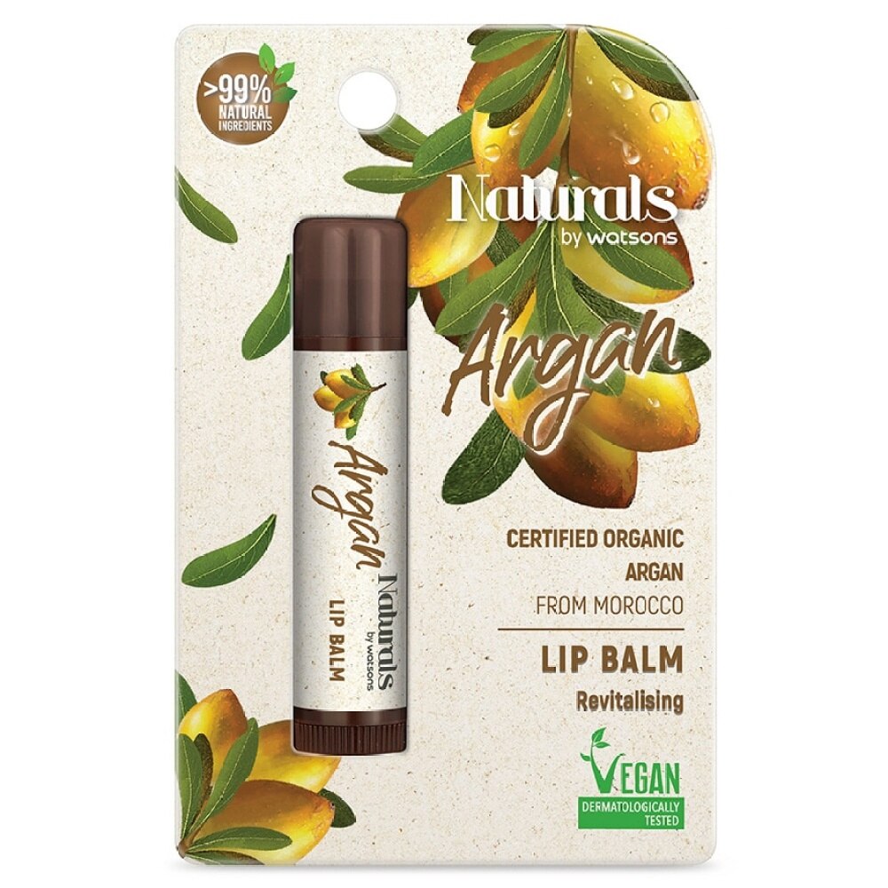 NATURALS BY WATSONS ARGAN LIP BALM 4.5G Special Treatment Watsons