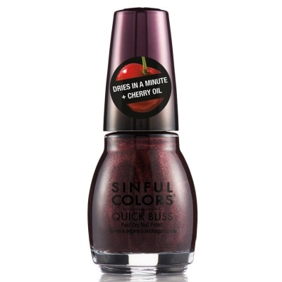 SINFUL QUICK BLISS Nail Polish 2677 Blackcherry