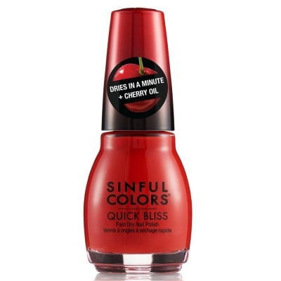 SINFUL QUICK BLISS Nail Polish 2672 Cherry Chaser