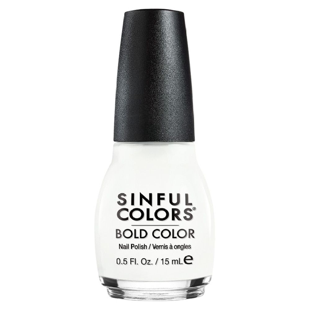 SINFUL BOLD COLOR Nail Polish 101 SNOW ME WHITE