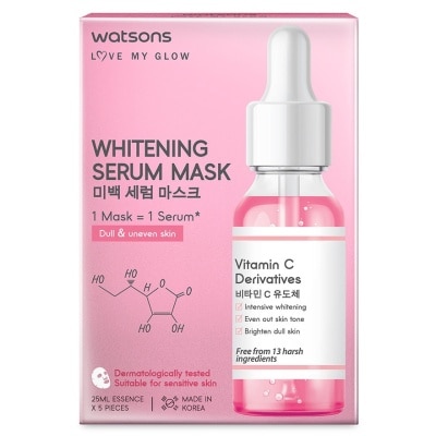 屈臣氏 WHITENING SERUM MASK 5S