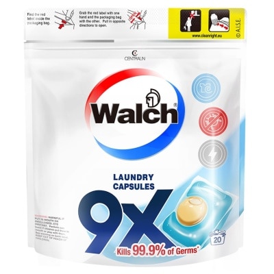 WALCH Walch 9X Antibacterial Laundry Capsules 20s image