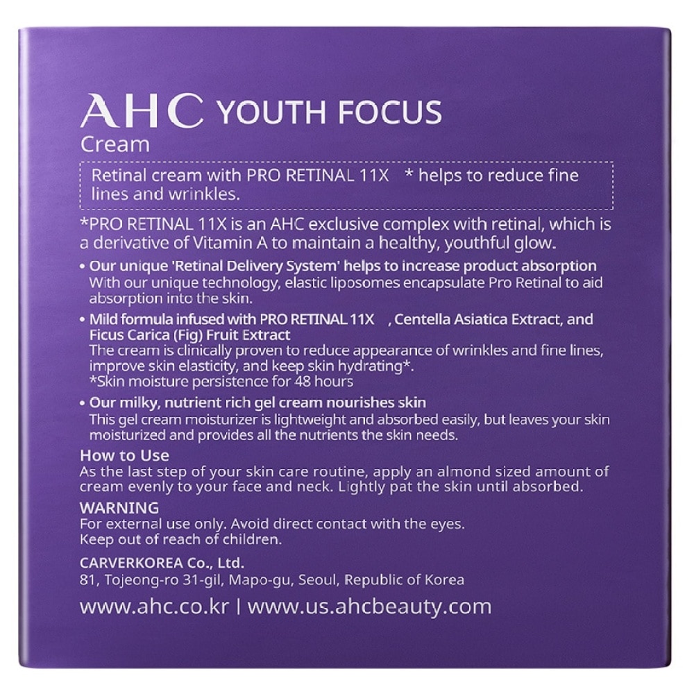 AHC Youth Focus Pro Retinal Cream 50ml