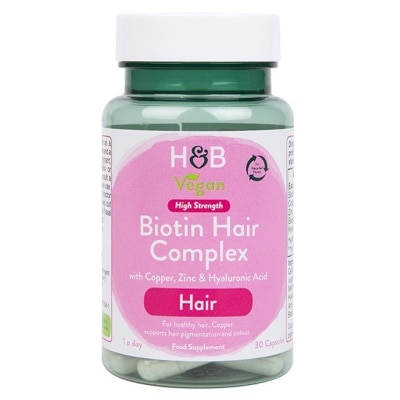 HOLLAND&BARRETT HIGH STR BIOTIN HAIR COMPLEX 30S