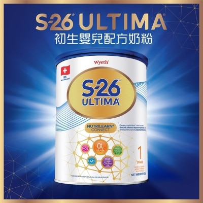 惠氏 惠氏 S-26 ULTIMA 1號 初生嬰兒配方奶粉800克