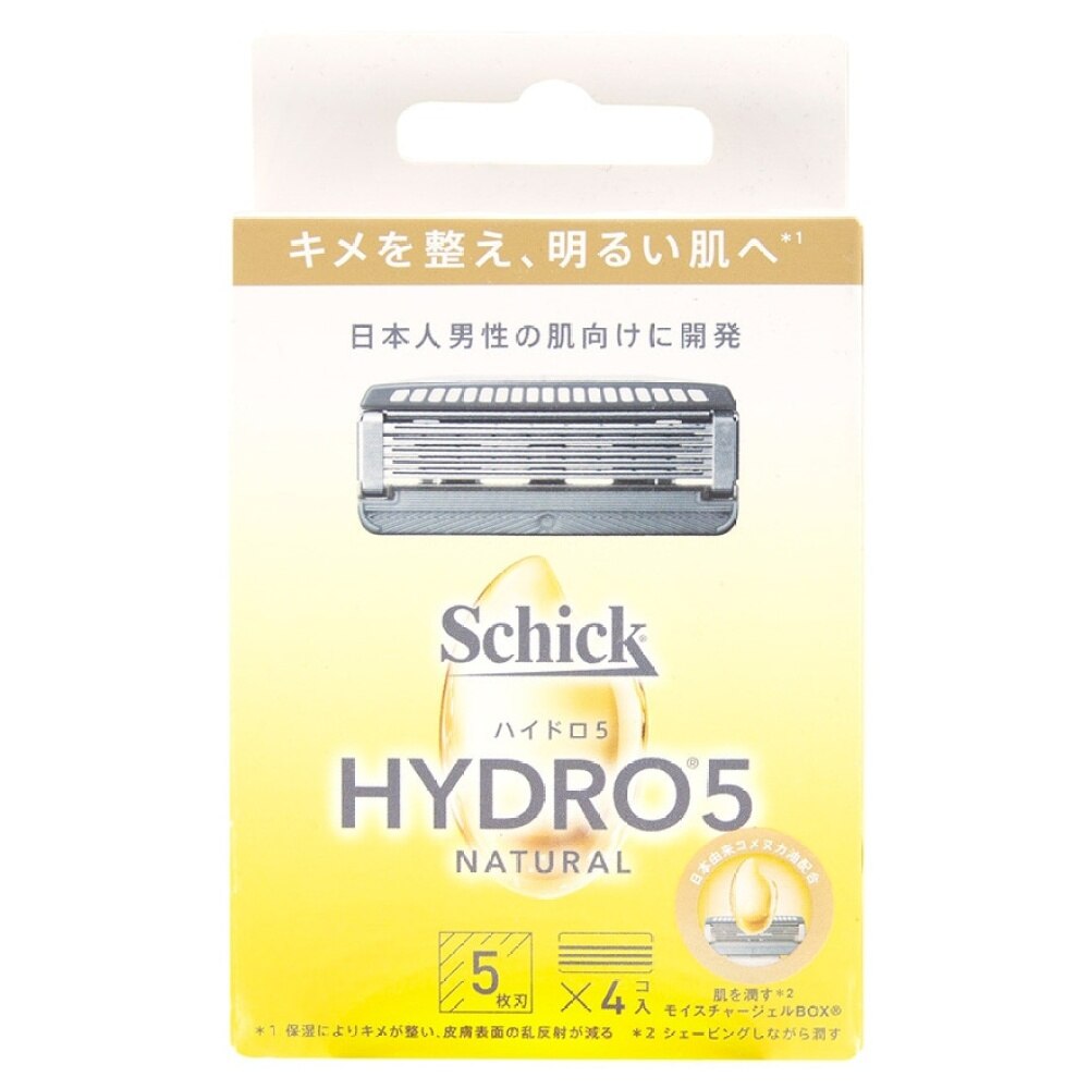 SCHICK HYDRO 5 NATURAL REFILL 4 | Men Shaving Product | Watsons Hong Kong