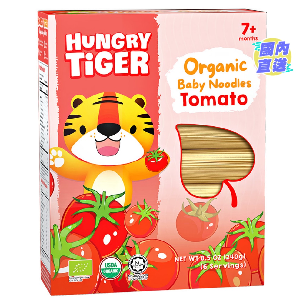 Hungry Tiger Organic Baby Noodles Tomato 240g
