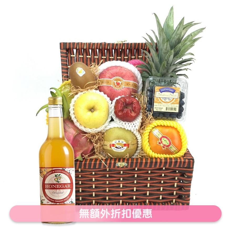 Picnic Under Moonlight Fruit Hamper WSFJ193R (Supplier Delivery – within 5 working days)