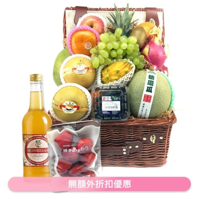 The Gift Classic Winker Fruit Hamper WSFJ148R (Supplier Delivery – within 4 working days)